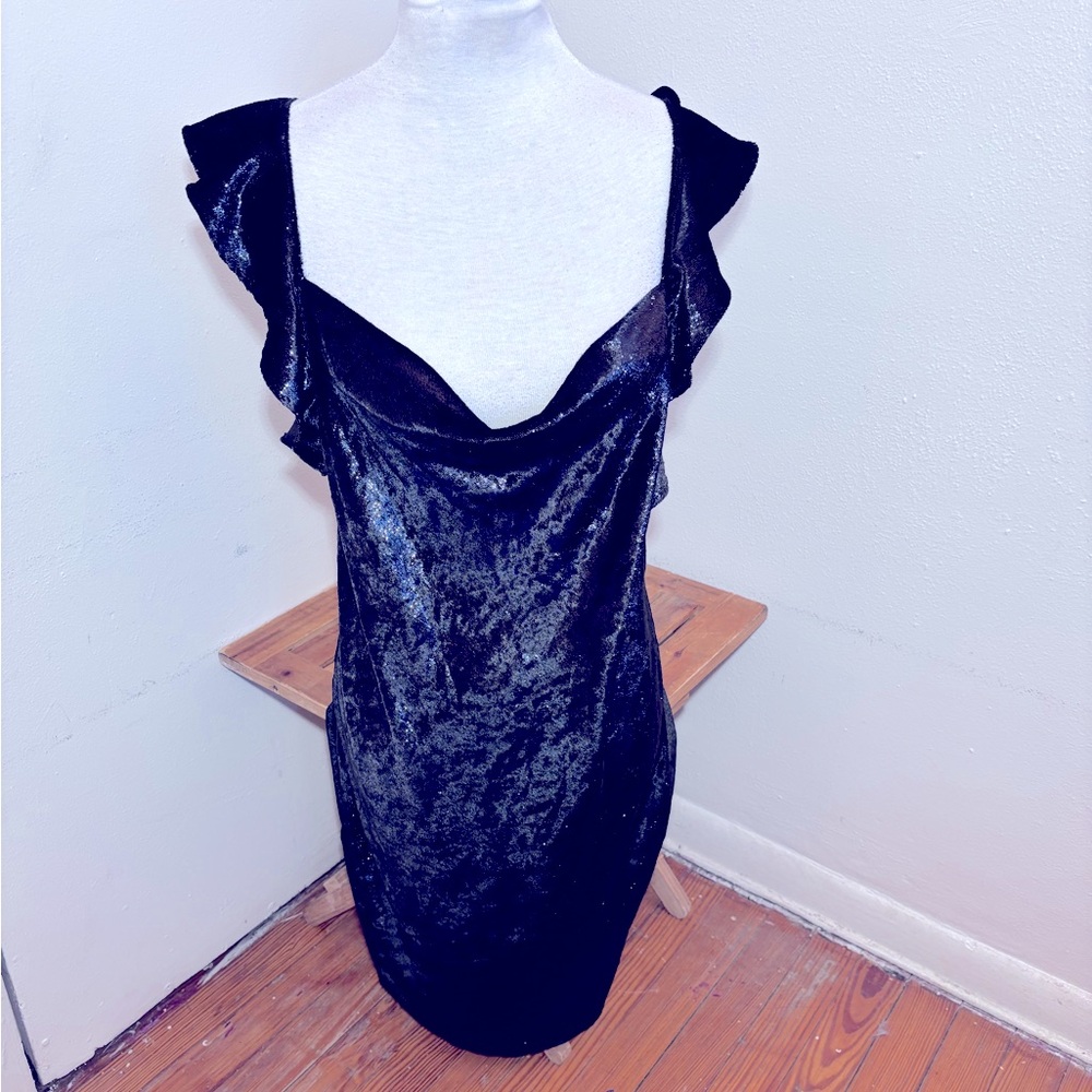 Victoria Secret Angels Shine Velvet Slip Dress